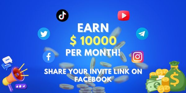Promotional banner with a bright rewards theme
